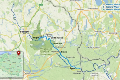 Czarna Hańcza spływ kajakowy mapa – uniknij problemów w trakcie wyprawy
